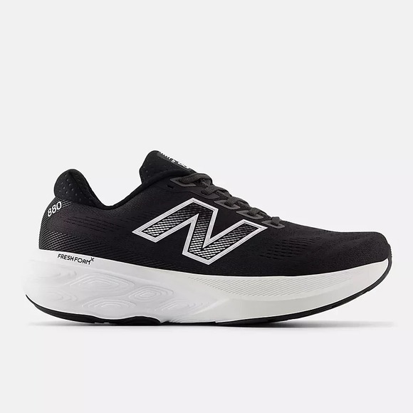 New Balance Men's Size 11 - 2E Black White Fresh Foam X 880v15 Running Shoes NEW